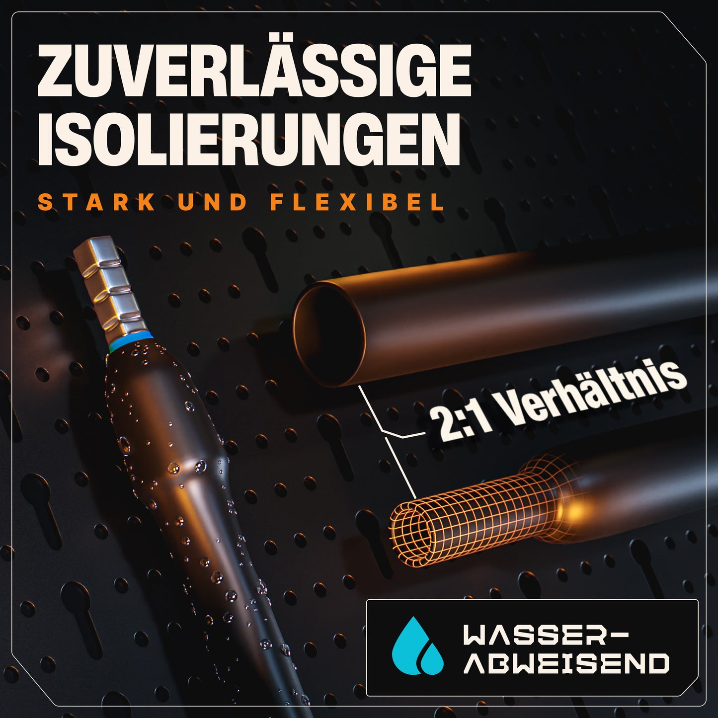 Schrumpfschlauch Sortiment 2:1 - 850 Stück