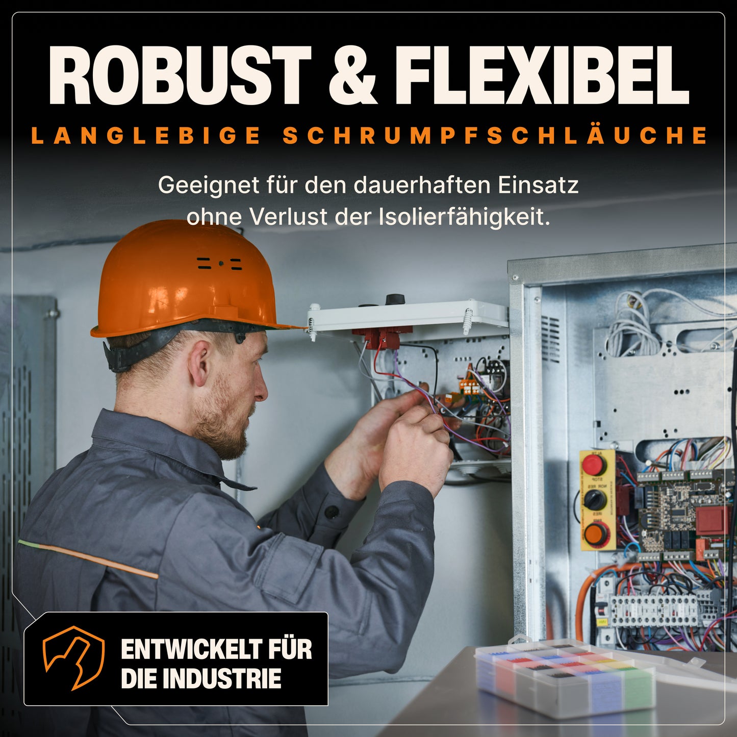 Schrumpfschlauch Sortiment 2:1 - 850 Stück