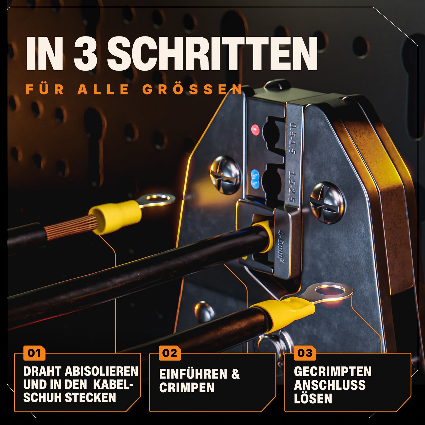 Kabelschuhe-Sortiment 700 Stück