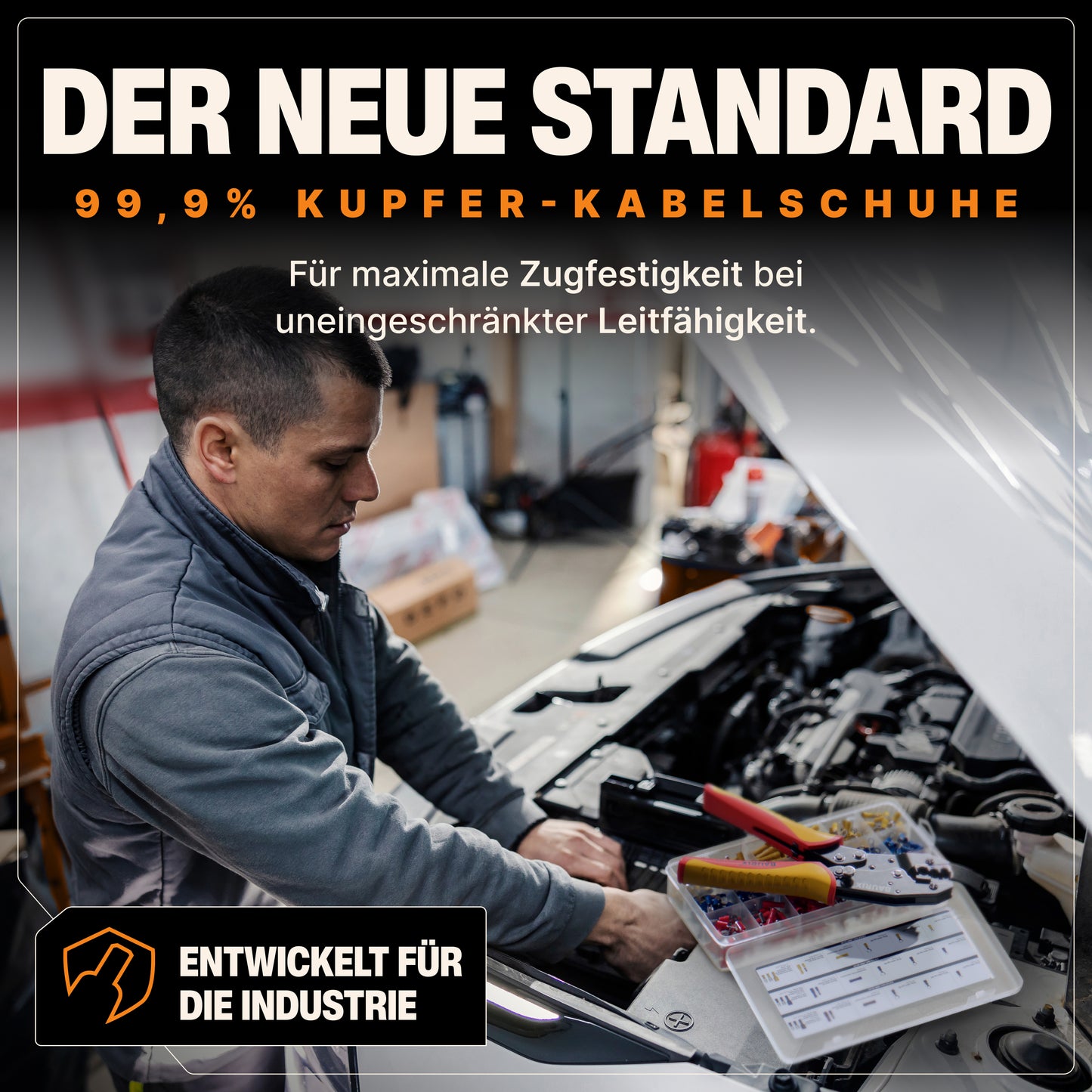 Kabelschuhe-Sortiment 700 Stück