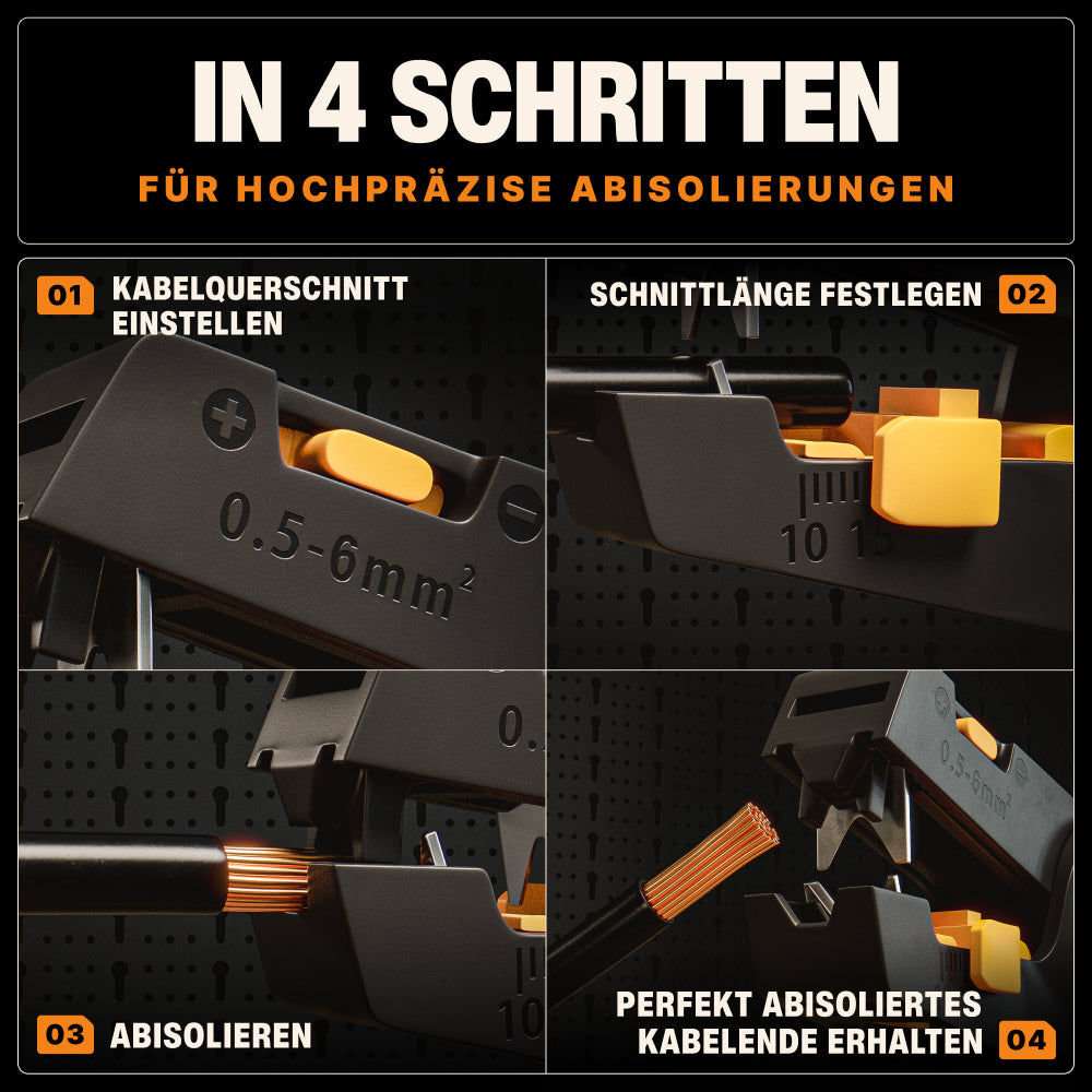 Abisolierzange 0,5 - 6,00 mm²