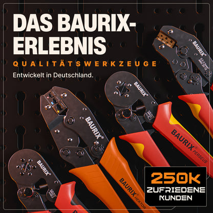 Crimpzange für Kabelschuhe, inkl. 700 Kabelschuhe