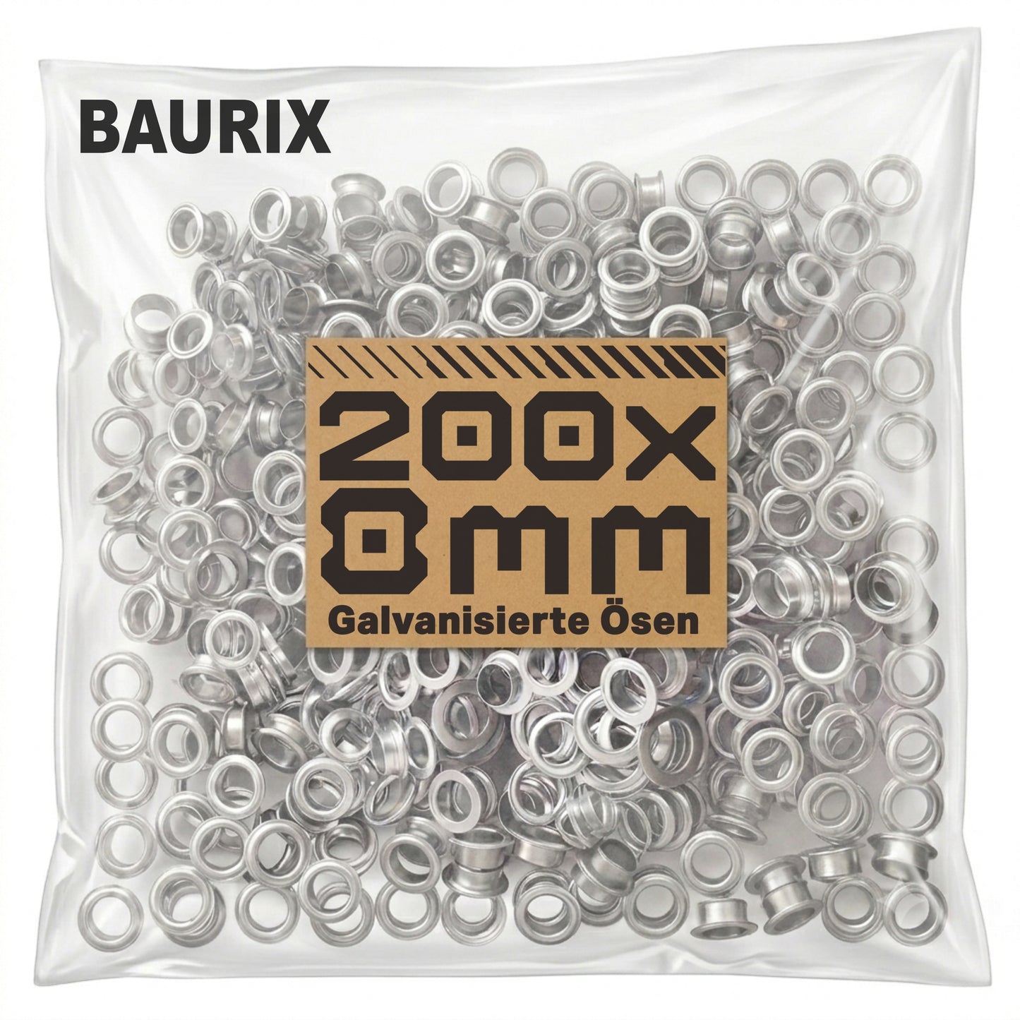 200 Ösen mit magnetischem Einsatz für TALOS Zange - Ø 6mm | Ø 8mm | Ø 12mm