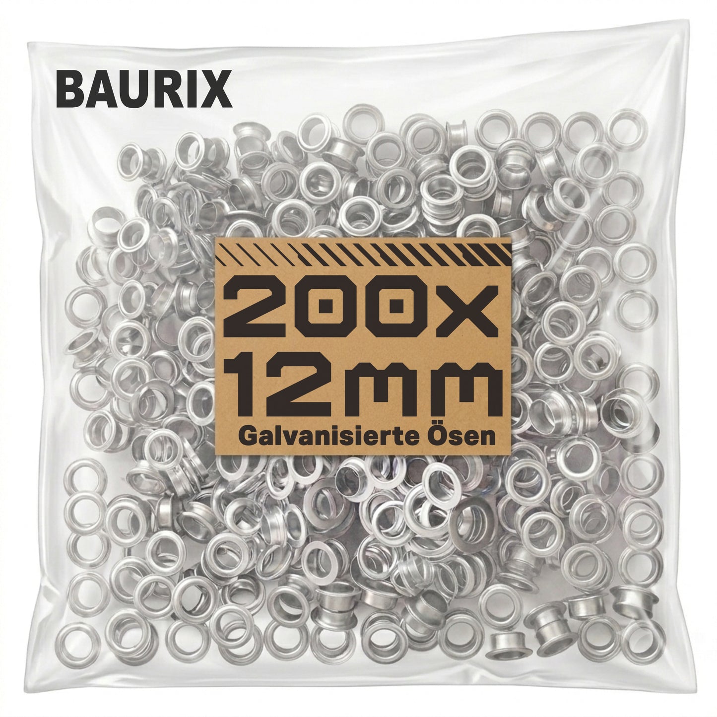 200 Ösen mit magnetischem Einsatz für TALOS Zange - Ø 6mm | Ø 8mm | Ø 12mm