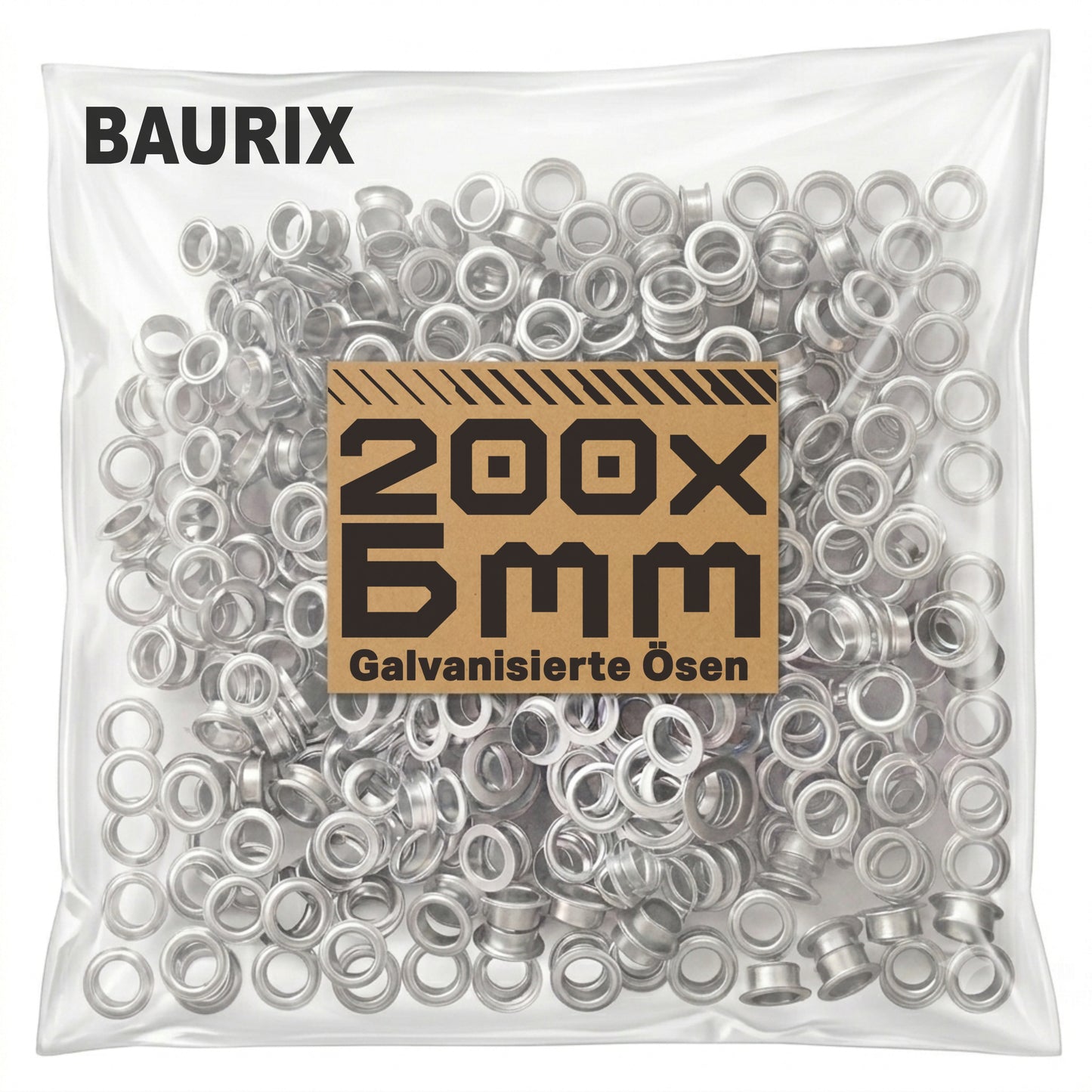 200 Ösen mit magnetischem Einsatz für TALOS Zange - Ø 6mm | Ø 8mm | Ø 12mm