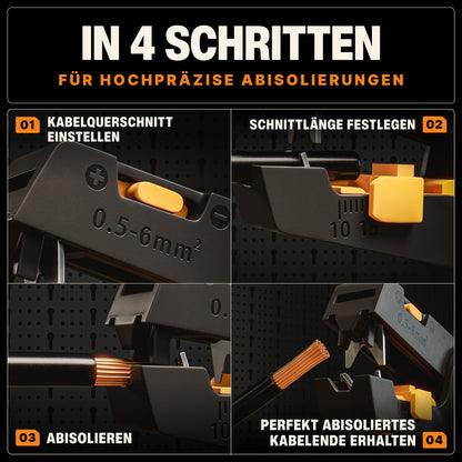 Abisolierzange 0,5 - 6,00 mm²