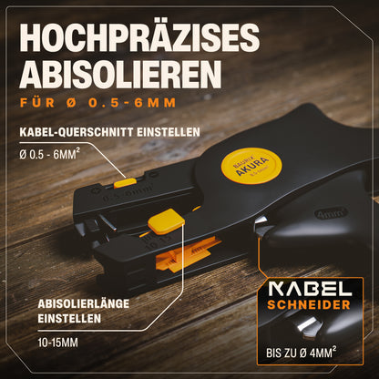 Abisolierzange 0,5 - 6,00 mm²